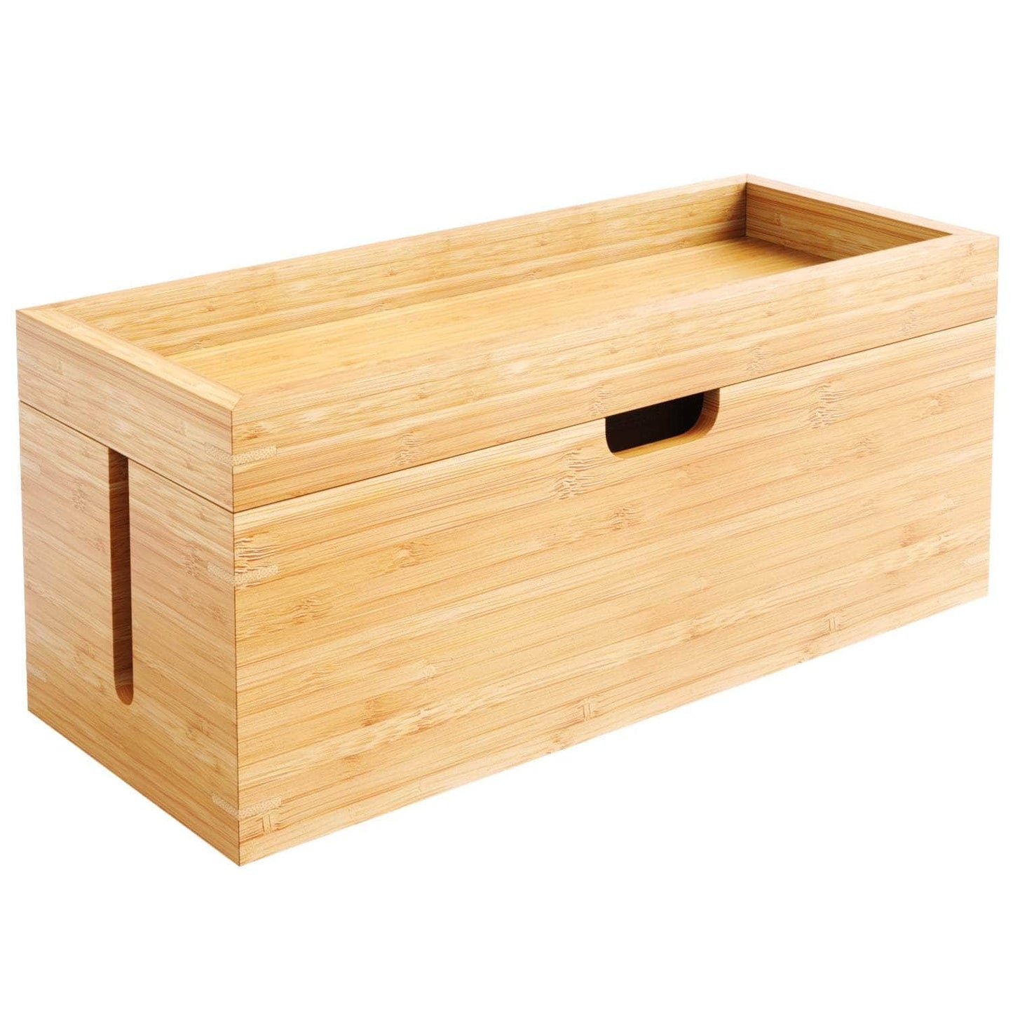 KD Essentials Bamboo Storage Box with Lid