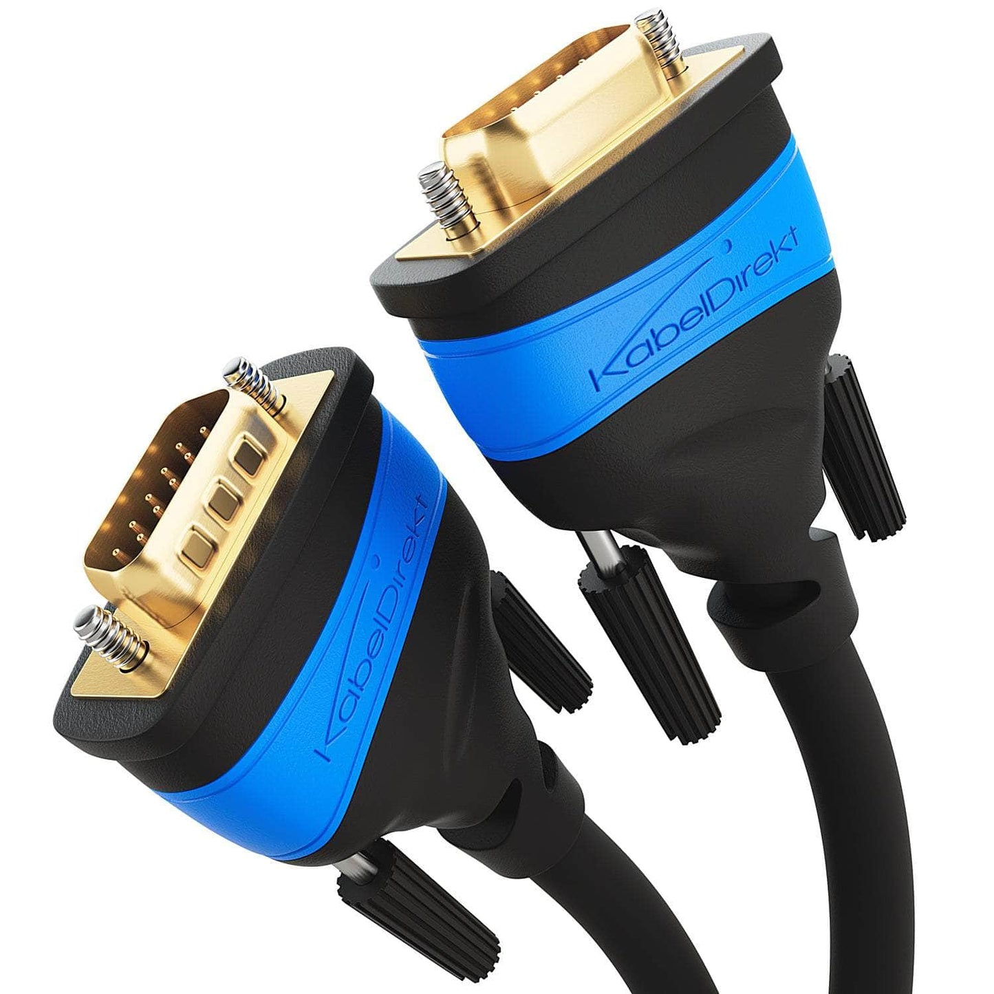 VGA cable - 15-pin, Full HD/1080p, 3D capable, VGA male to VGA male, black