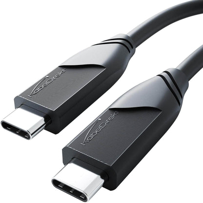 USB-C-Kabel - USB 4.0, Power Delivery 3, Thunderbolt 4, schwarz - 2m