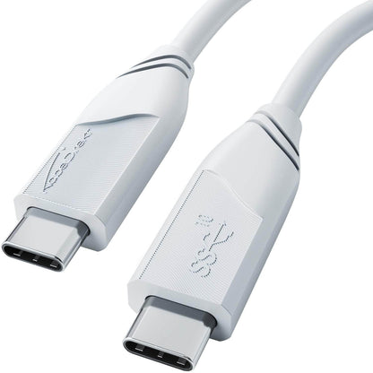 USB-C-Kabel - USB 3.2, Power Delivery 3, weiß
