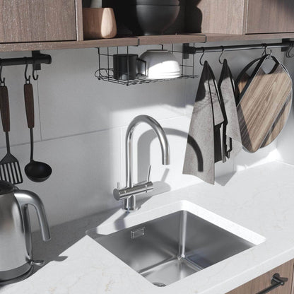 KD Essentials – 2x Küchen-Hängekorb, Unterregal-Organizer – Grid-Design
