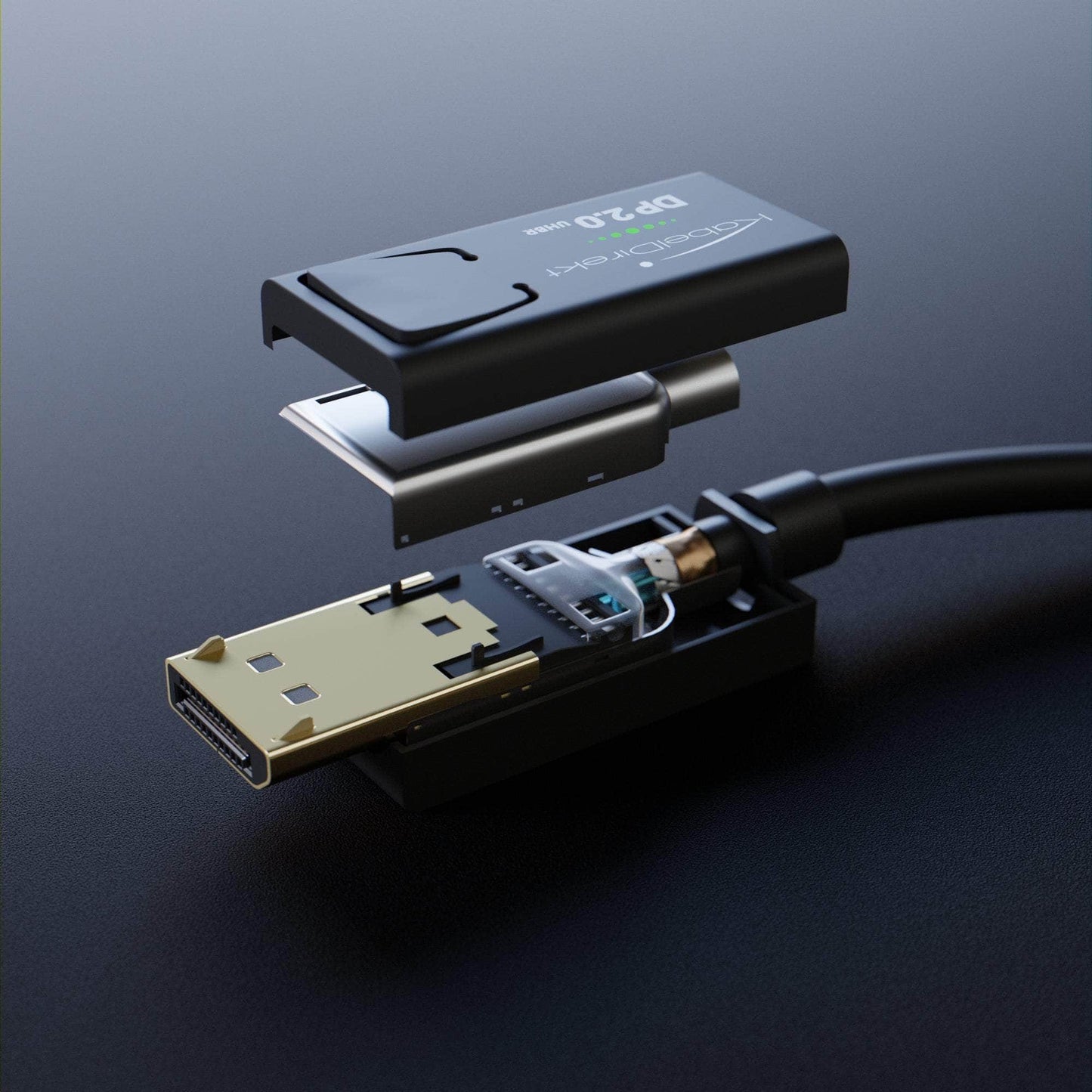 8K DisplayPort 2.0 Kabel - DP-Monitorkabel für Gaming-PC/Laptop