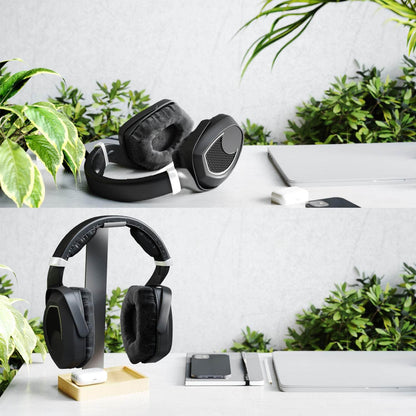 KD Essentials - Bamboo and metal headset stand