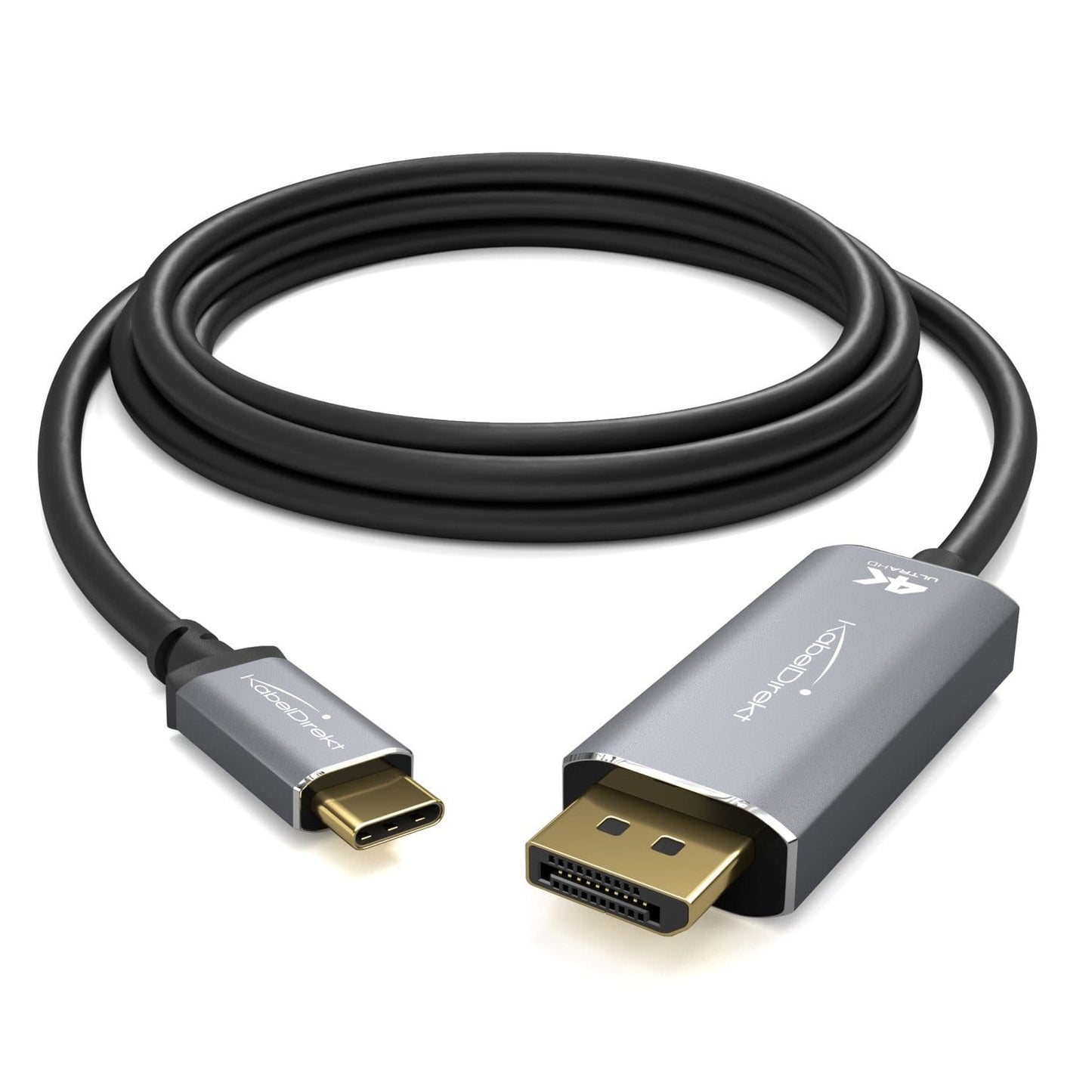 USB-C to DisplayPort adapter cable - 2m - for 4K at 60Hz