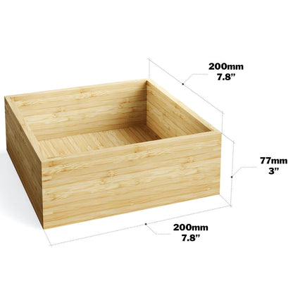 KD Essentials – Aufbewahrungsboxen aus Bambus, stapelbar und kombinierbar