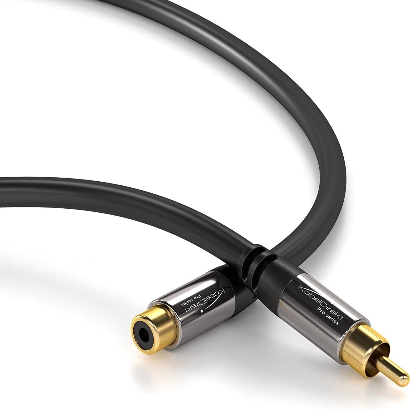 RCA extension cable - digital coaxial, audio / video, 75 ohms