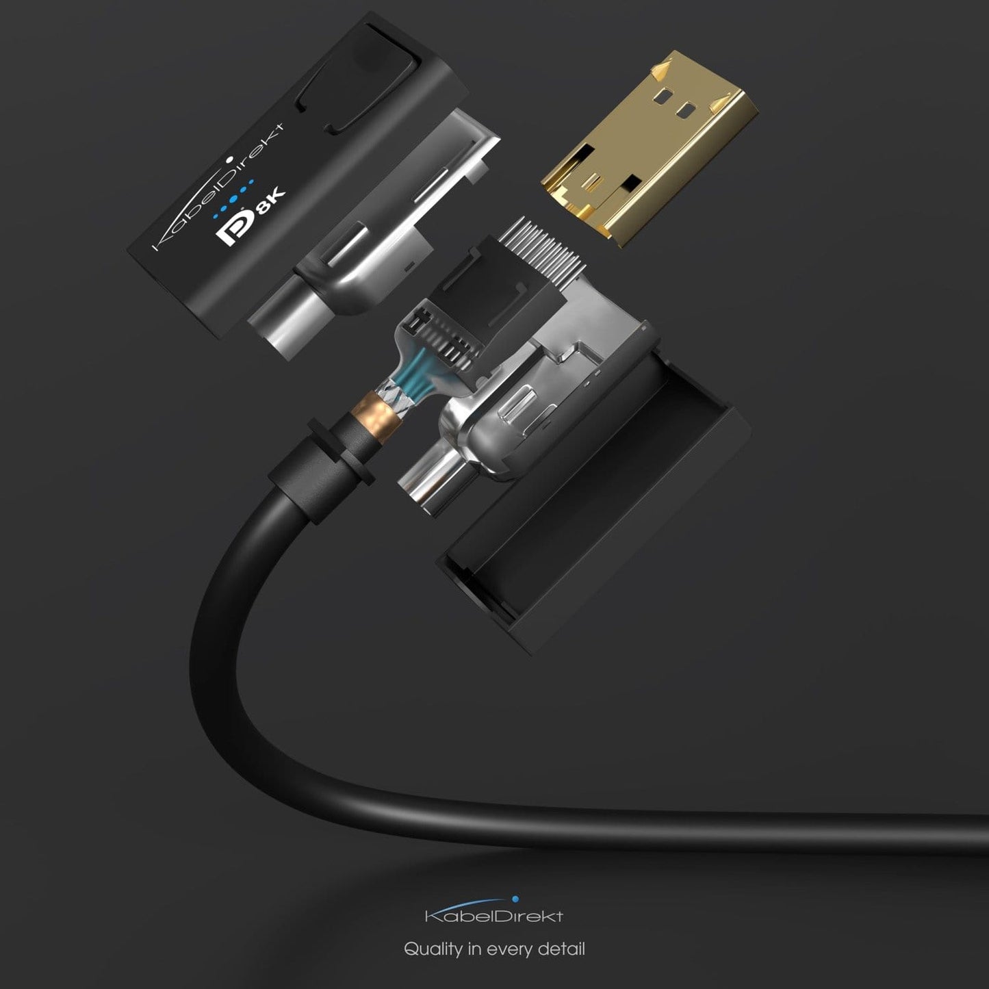 8K DisplayPort cable - VESA certified, DP 1.4
