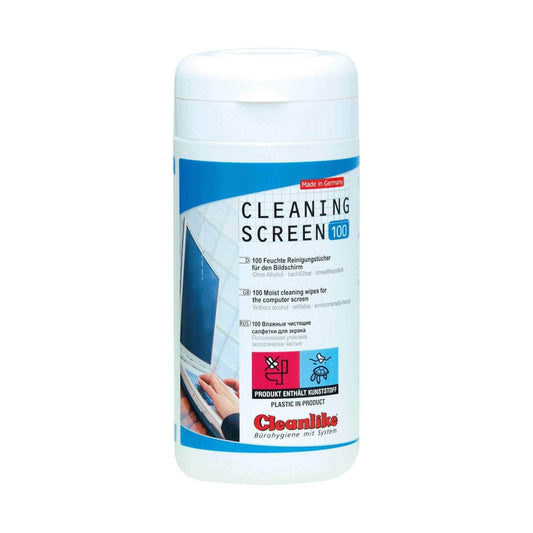 Cleanlike screen cleaning wipes in a can - without alcohol