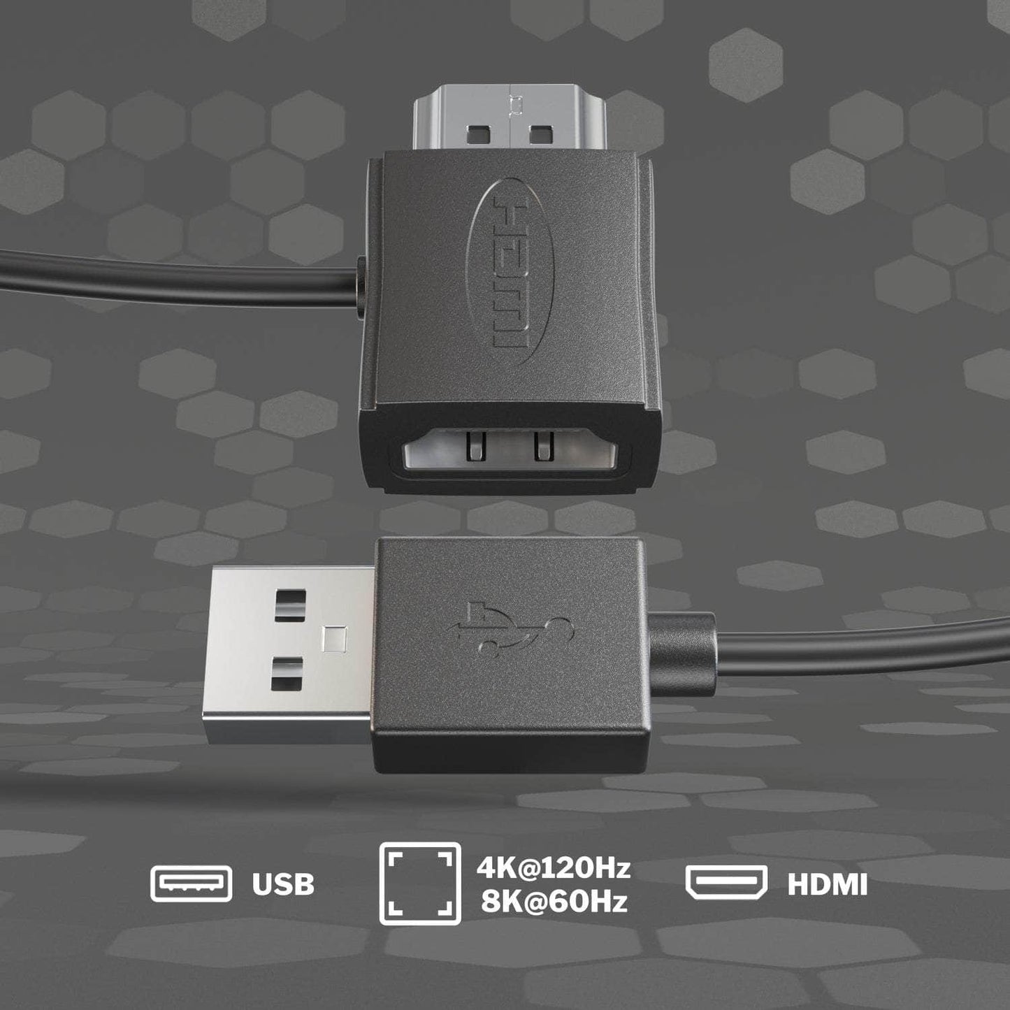 HDMI-Strom-Einspeiseadapter, HDMI-Adapter mit USB-Stecker