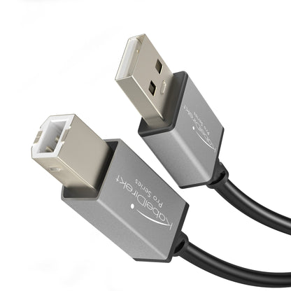 USB printer cable, USB 2.0, USB-B to USB-A