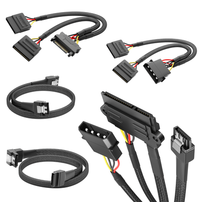 PC Cables - Molex/SATA power cables and adapters