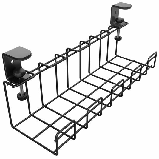 KD Essentials - Metal Cable Basket 1/2 Pack - Cable Holder & Cable Duct & Cable Tray, clampable