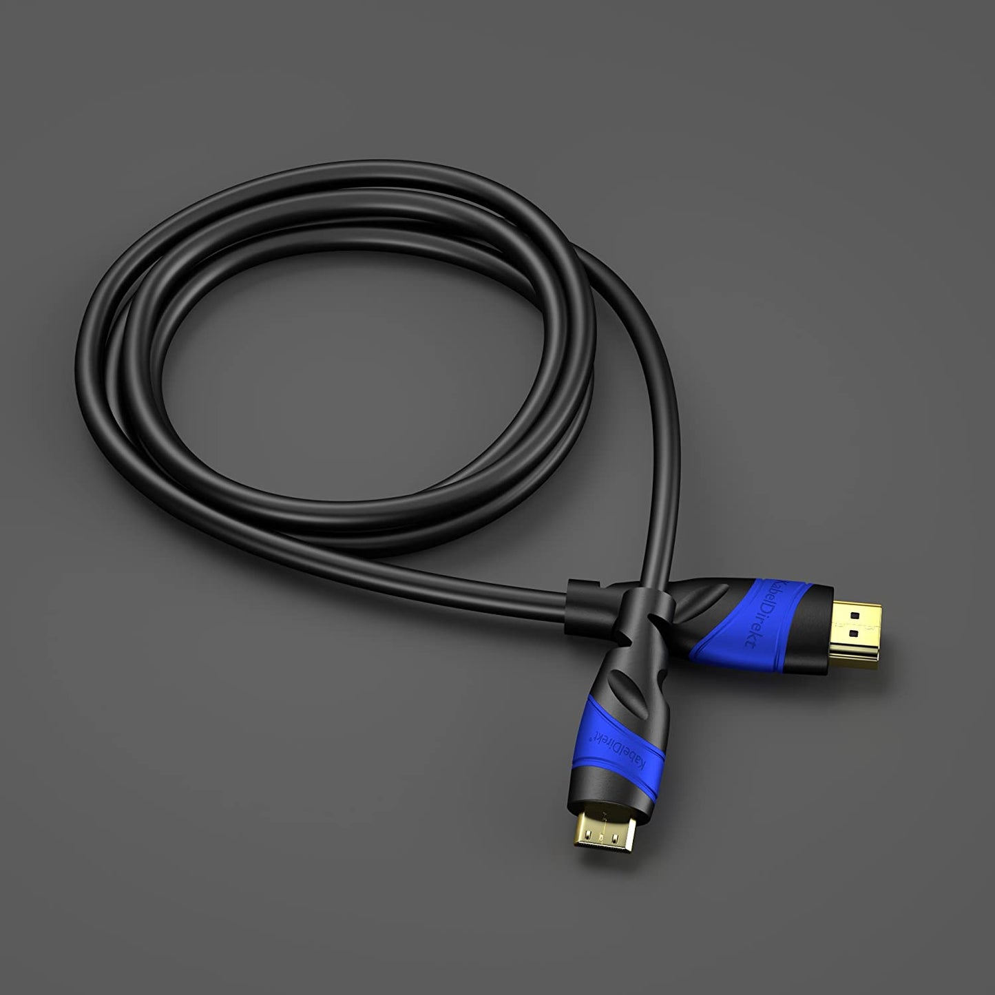 Mini HDMI cable - adapter cable HDMI 2.0 with 4K, 4K@60HZ, 1080p FullHD, UHD, 3D, Ethernet, ARC